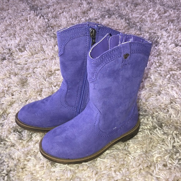 little girl purple cowboy boots